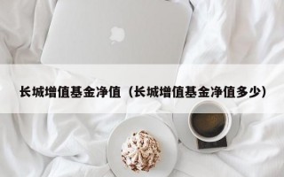 长城增值基金净值（长城增值基金净值多少）