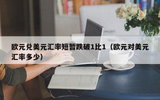 欧元兑美元汇率短暂跌破1比1（欧元对美元汇率多少）