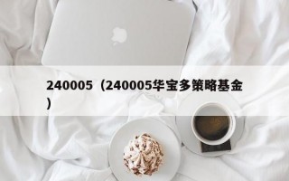 240005（240005华宝多策略基金）