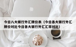 今日八大银行外汇牌价表（今日各大银行外汇牌价对比今日各大银行外汇汇率对比）