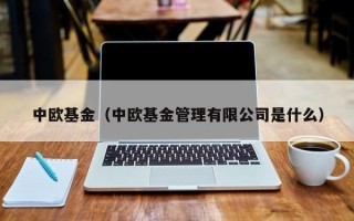 中欧基金（中欧基金管理有限公司是什么）