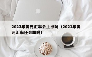 2023年美元汇率会上涨吗（2021年美元汇率还会跌吗）