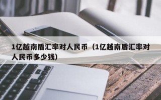 1亿越南盾汇率对人民币（1亿越南盾汇率对人民币多少钱）