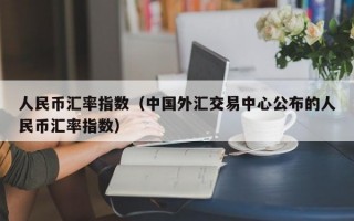 人民币汇率指数（中国外汇交易中心公布的人民币汇率指数）