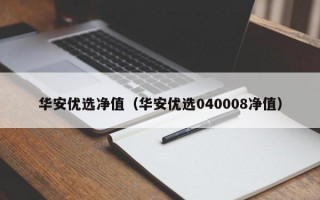 华安优选净值（华安优选040008净值）