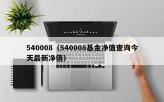 540008（540008基金净值查询今天最新净值）