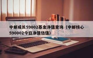 中邮成长59002基金净值查询（中邮核心590002今日净值估值）