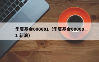 华夏基金000001（华夏基金000001 新浪）