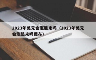 2023年美元会涨起来吗（2023年美元会涨起来吗现在）