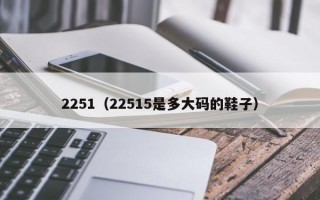 2251（22515是多大码的鞋子）