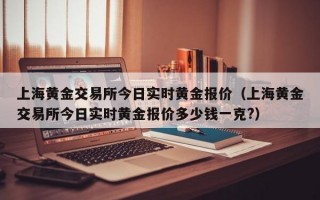 上海黄金交易所今日实时黄金报价（上海黄金交易所今日实时黄金报价多少钱一克?）