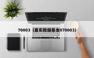 70003（嘉实稳健基金070003）