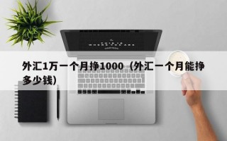 外汇1万一个月挣1000（外汇一个月能挣多少钱）