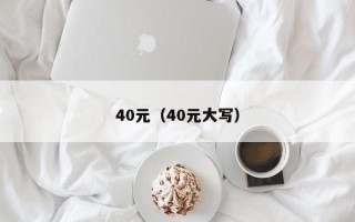 40元（40元大写）