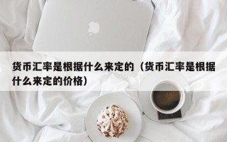 货币汇率是根据什么来定的（货币汇率是根据什么来定的价格）