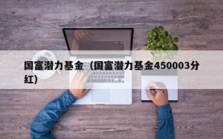 国富潜力基金（国富潜力基金450003分红）