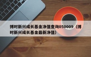 博时新兴成长基金净值查询050009（博时新兴成长基金最新净值）