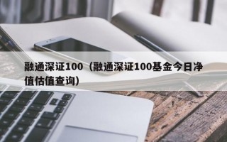 融通深证100（融通深证100基金今日净值估值查询）