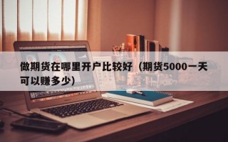 做期货在哪里开户比较好（期货5000一天可以赚多少）